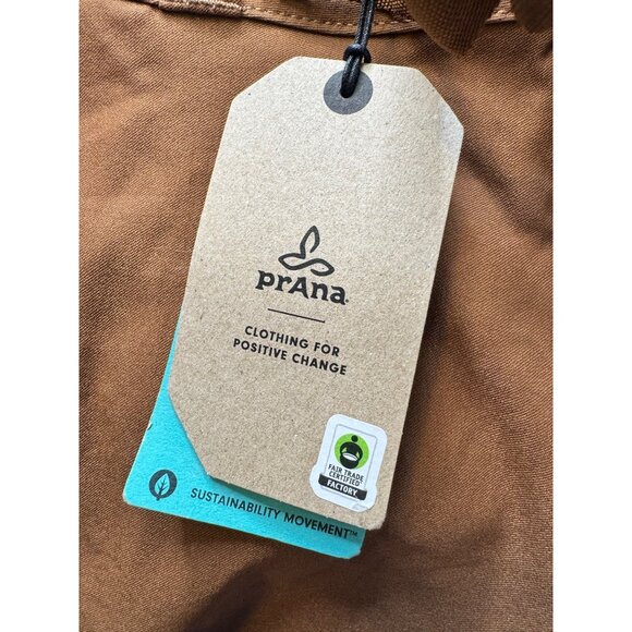 Prana Men's Stretch Zion Hybrid Short II Size 36/07 Rust Brown NWT Pockets - Picture 3 of 15